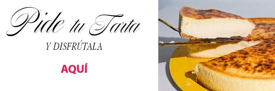 Pide tu tarta de queso y disfrútala