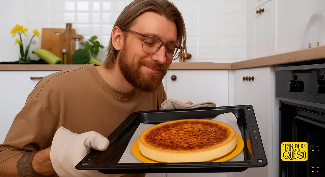 tarta de queso al horno