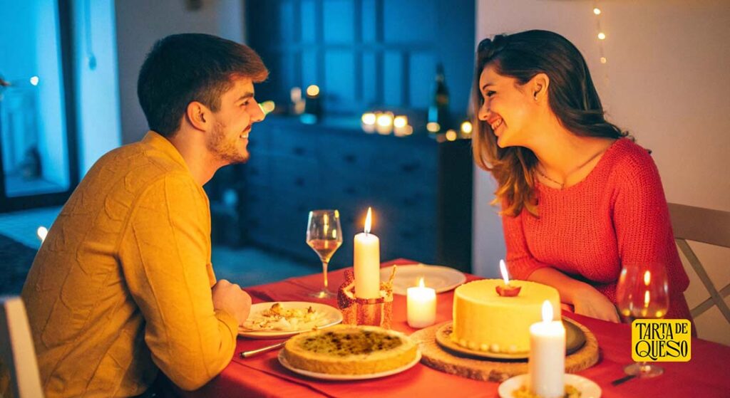 cena romantica san valentin