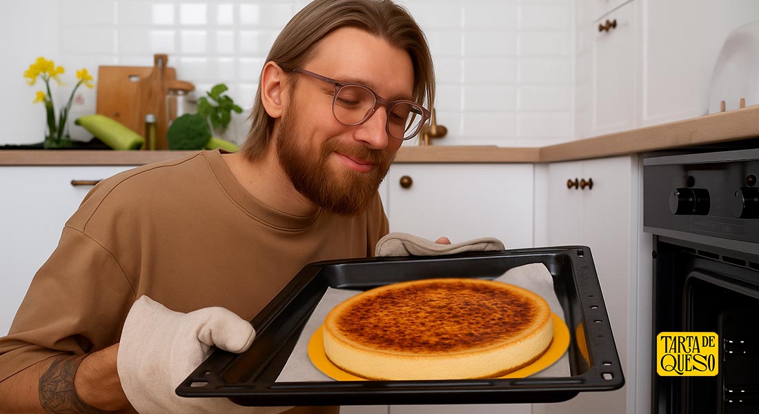 tarta de queso al horno