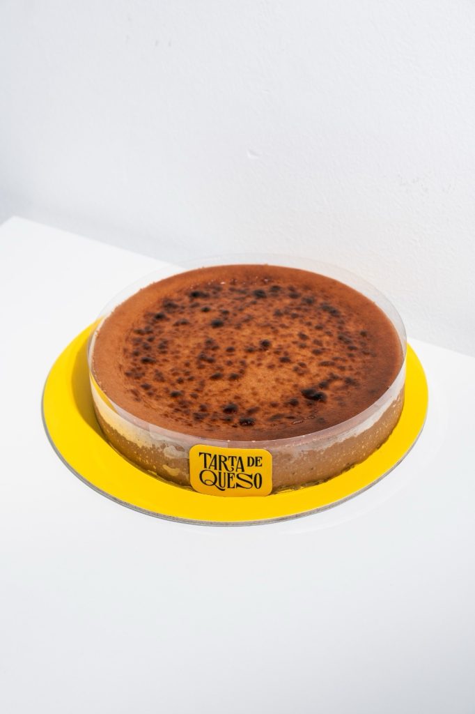 Tarta de queso sabor a avellanas